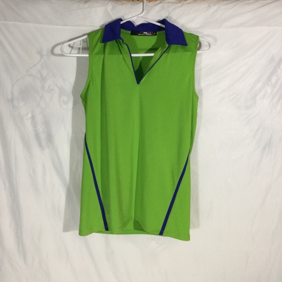 RLX Ralph Lauren Golf Collar Sleeveless Tank Polo - Picture 3 of 12